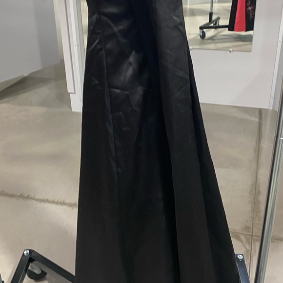 🖤HP🖤 Morgan 4 Ever Black and Pink Strapless Prom Dress Size 5/6 GORGEOUS - Picture 4 of 7